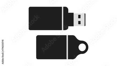 usb flash drive vector illustration photo