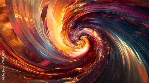 colorful abstract spiral background