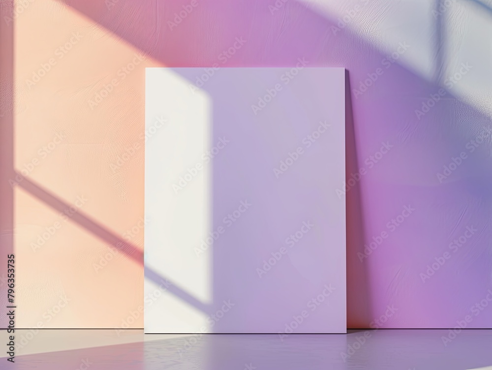 8.5x11 in blank mockup with trendy gradient 8.5x11 in blank mockup with trendy gradient