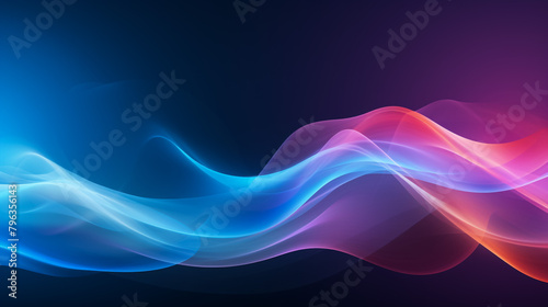 abstract blue background wave layout design
