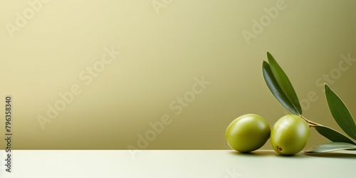 Olive Gradient Background, simple form and blend of color spaces as contemporary background graphic backdrop blank empty with copy space 