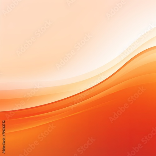 Orange Gradient Background, simple form and blend of color spaces as contemporary background graphic backdrop blank empty with copy space