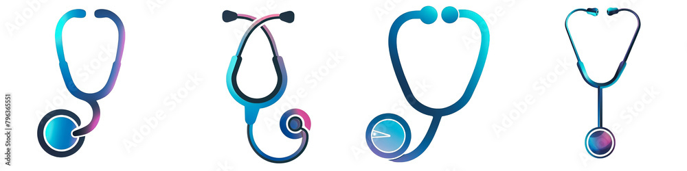 Stethoscope clipart collection, symbol, logos, icons isolated on transparent background Stethoscope clipart collection, symbol, logos, icons isolated on transparent background