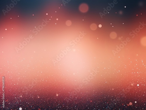 Peach banner dark bokeh particles glitter awards dust gradient abstract background