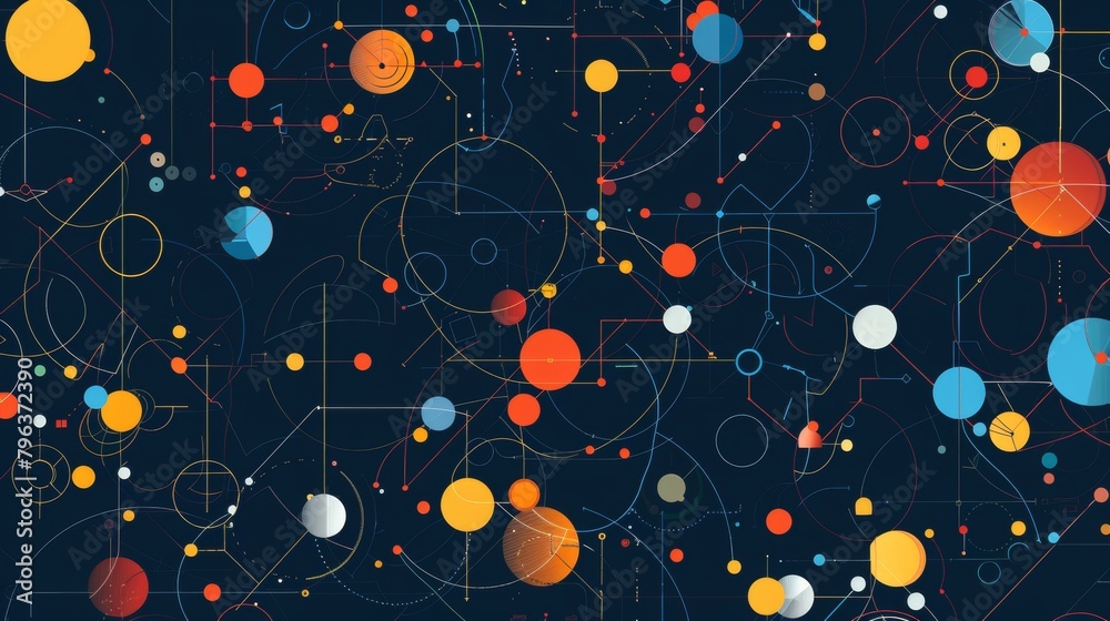 Abstract geometric pattern, playful shapes, primary colors, childlike wonder Abstract geometric pattern, playful shapes, primary colors, childlike wonder