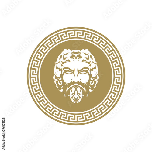 Zeus logo design vector illustration.
