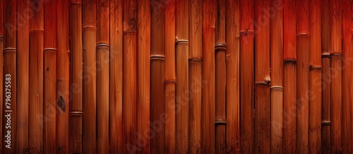 Bamboo Fence Red Light