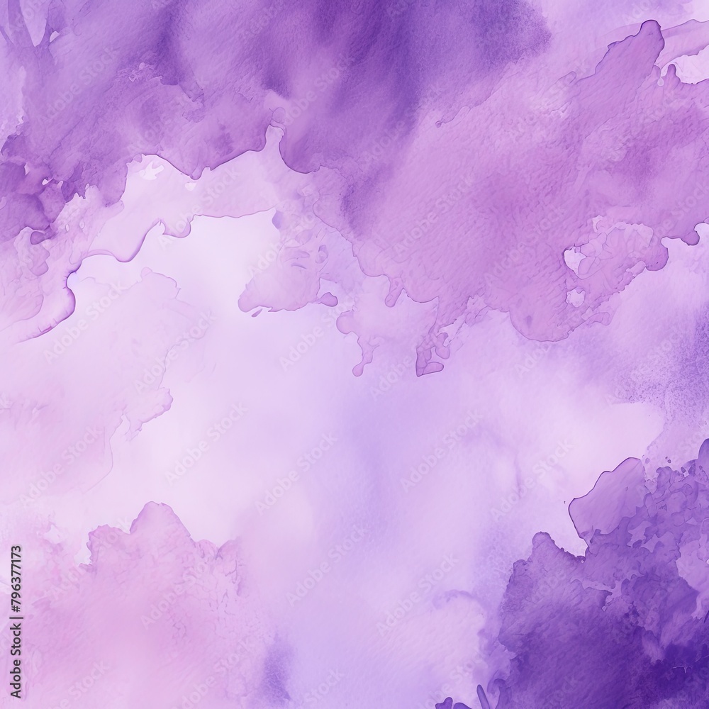 Purple watercolor background texture soft abstract illustration blank empty with copy space 