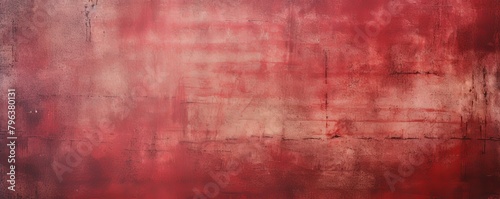 Red old scratched surface background blank empty with copy space 