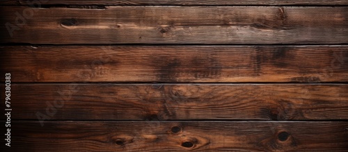 Close up of textured dark wooden wall