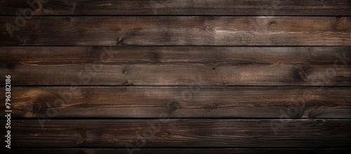 Wooden Wall Closeup Dark Background