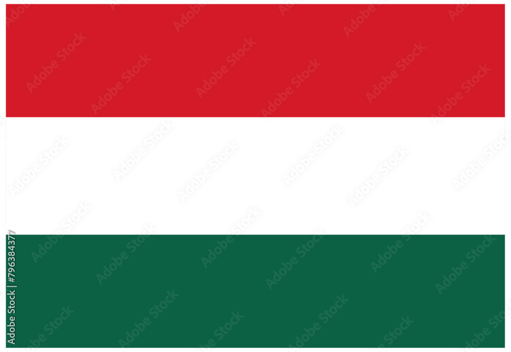 Hungary flag illustrator country flags Hungary flag illustrator country flags