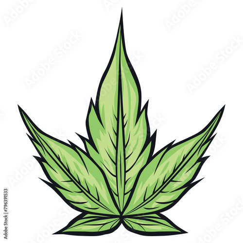 cannabis leaf