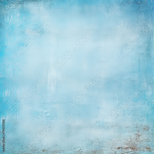 Sky Blue old scratched surface background blank empty with copy space