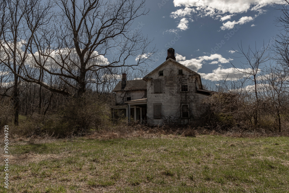 Abandoned house in the Delaware Water Gap  National Recreation Area