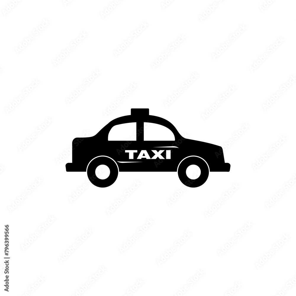 Taxi urban vector icon modern and simple symbol. Taxi urban icon   isolated on white background     