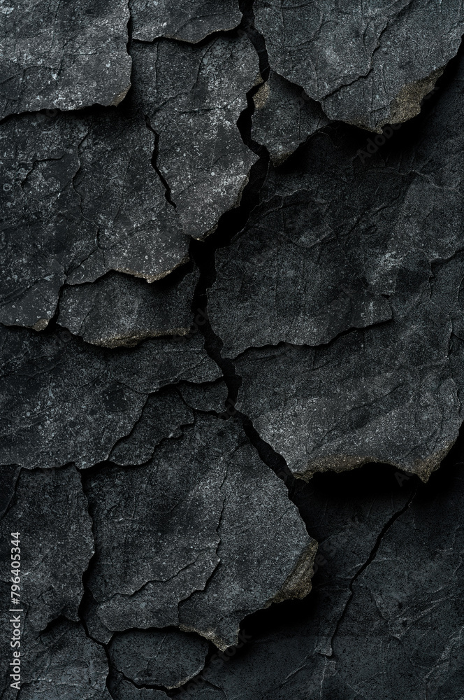 Obraz premium Pared antigua con la pintura agrietada áspera, fondo viejo de la textura del fresco. Pared de hormigón agrietado cubierto con textura de cemento negro como fondo para el diseño.