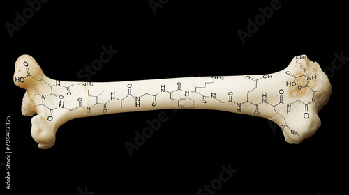 Collagen structure and bone health photo