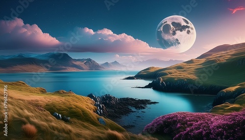  Silver Seas  Moonlit Serenity on the Isle of Mull  