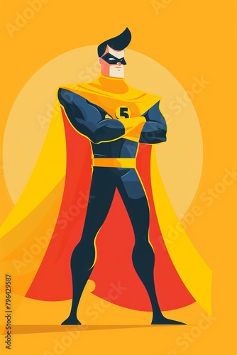 superhero illustration  photo