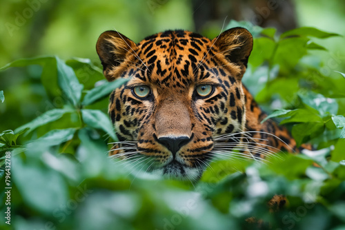 Jaguar in the jungle.