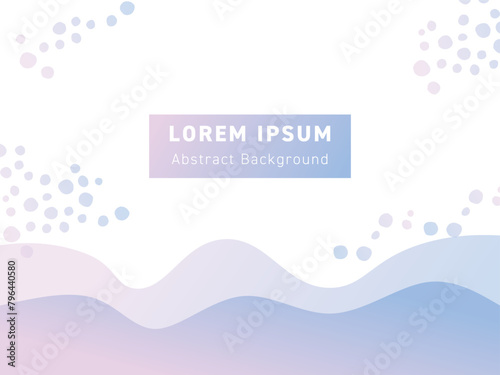 流体シェイプの抽象的なバックグラウンドデザイン・パープル系