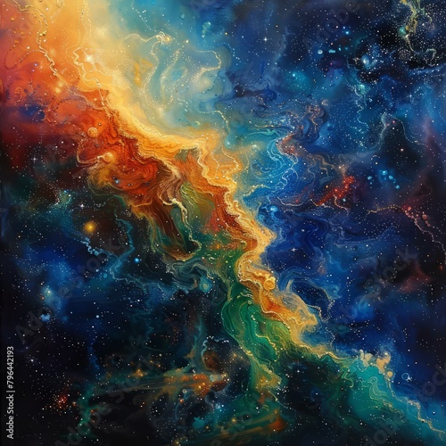 b'Colorful Nebula and Stars' © Adobe Contributor