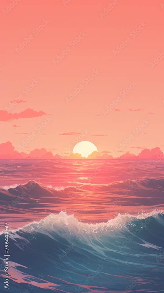 Sun set sea outdoors horizon. Sun set sea outdoors horizon.