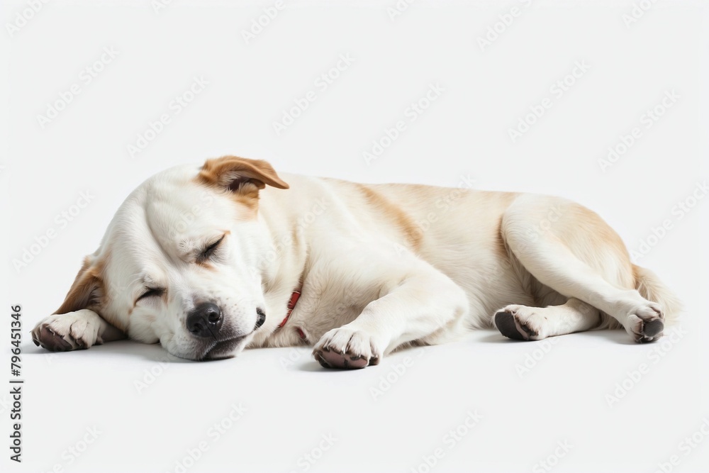 An image of a sleeping Dog