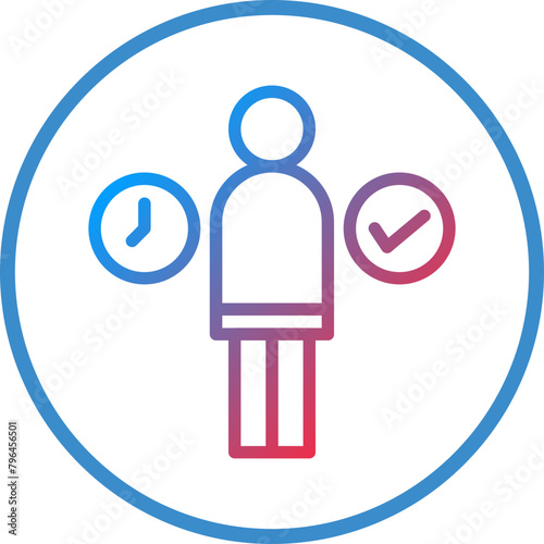 Alone Time Icon Style