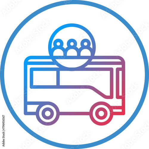 Group Excursion Icon Style