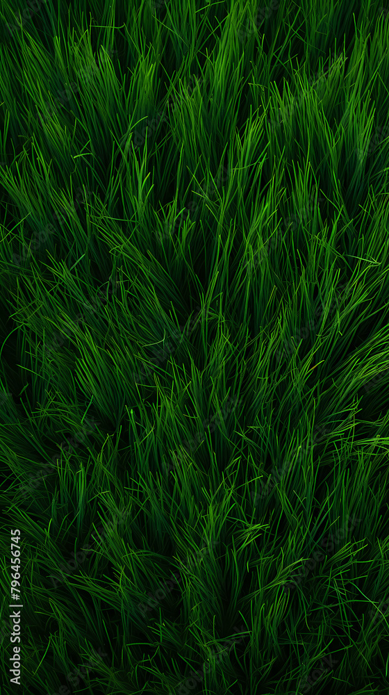 3D rendering of grass texture