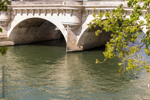 bridge over the river seine city