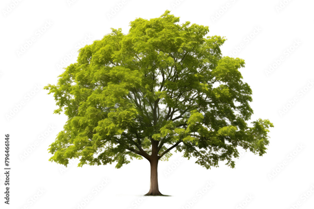 Obraz premium Ethereal Tree of Tranquility. On a White or Clear Surface PNG Transparent Background.