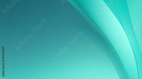 Abstract dark teal background with light wave. Blurred turquoise water backdrop. Vector illustration for your graphic design, banner, wallpaper or poster, website