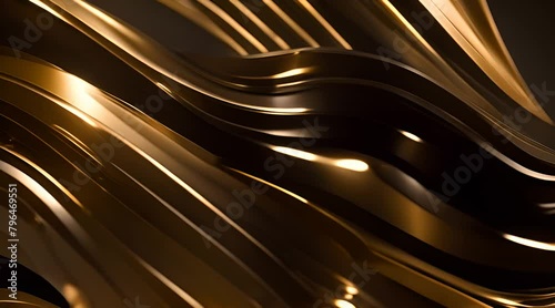 Black and Golden Abstract Luxury Music Motion Background photo