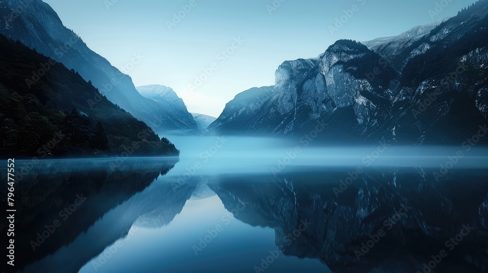 lake in the mountains