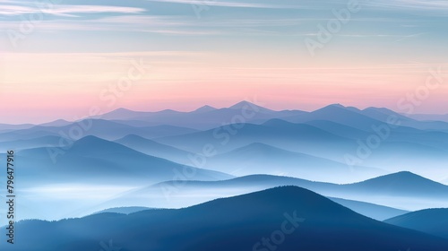 mountains in the fog © Zahid