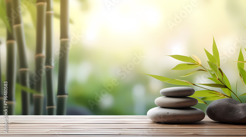 Tranquil spa background