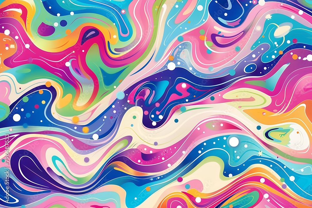Abstract psychedelic vector background Abstract psychedelic vector background