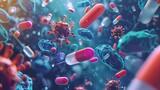 Antimicrobial pharmacology focuses on creating and improving antibiotics and antiviral drugs to combat infectious diseases, a critical area of research as resistance to existing drugs grows, science c