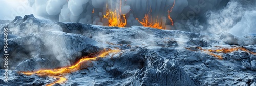 Extremophiles are organisms that thrive in extreme conditions, such as high temperature or acidity, providing insights into the limits of biological adaptation, science concept photo