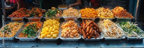 Realistic Thailand Street Food Stall - Authentic Culinary Experience © Thanate
