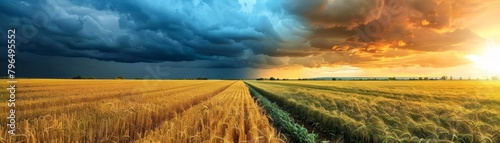 Meteorological data is integral to the agriculture sector, where farmers rely on accurate weather forecasts to determine the best times for planting and harvesting crops photo
