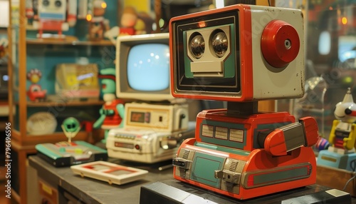 The retro robot, a collector s item now, was once a household name, teaching basic programming to young enthusiasts through its clunky yet endearing interface photo