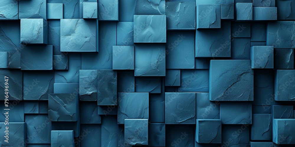 A blue background with many blue squares A blue background with many blue squares