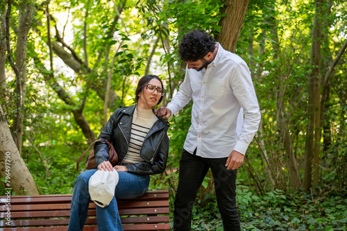 Woman crying for her partner