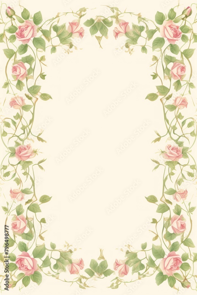 Rose thorn frame backgrounds pattern flower.
