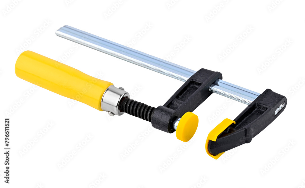Yellow vise clamp Yellow vise clamp