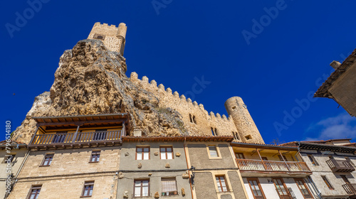 Castle of Duques de Frías, 12-16th Century, Spanish Goods of Cultural Interest, Spanish Historical Heritage, Frías Medieval Town,  Las Merindades, Burgos, Castilla y León, Spain, Europe photo